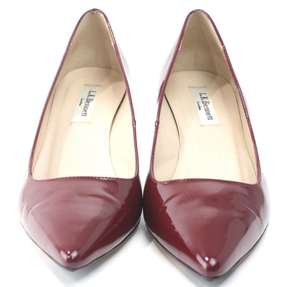 L.K. BENNETT PATENT LEATHER PUMP SIZE 9
